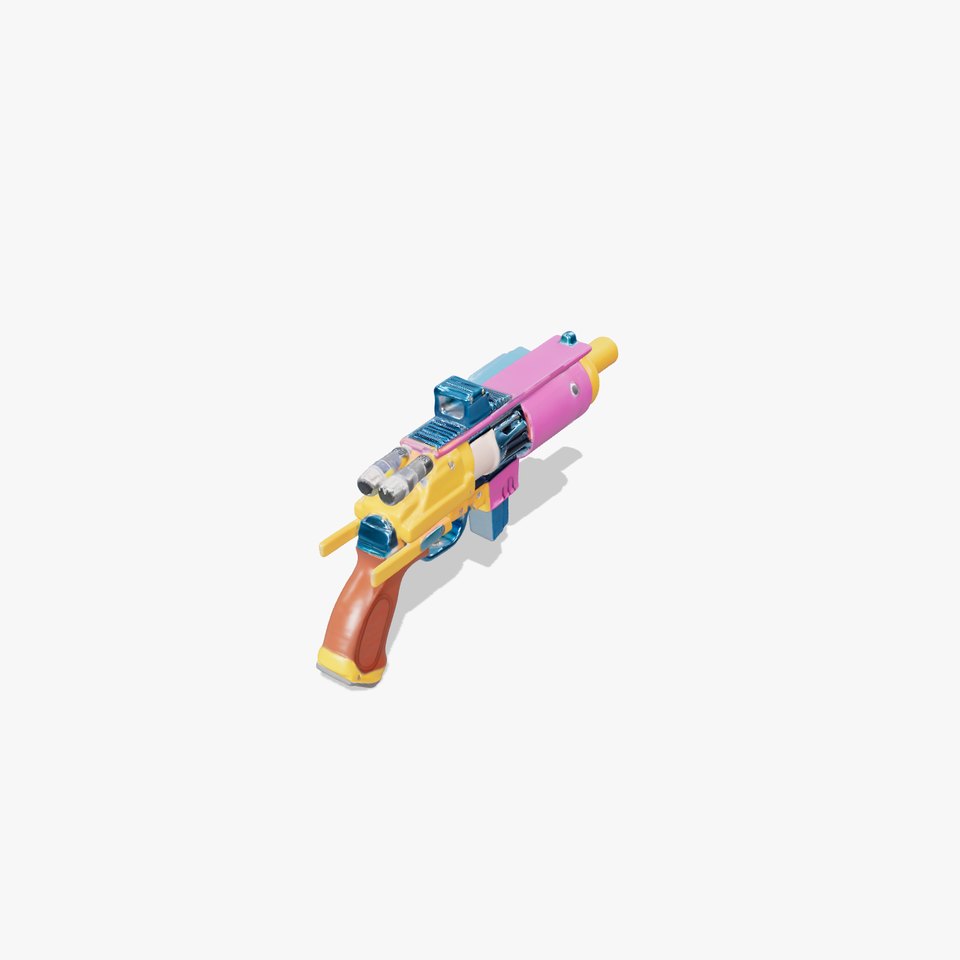 Vibrant Blaster Gun model pack